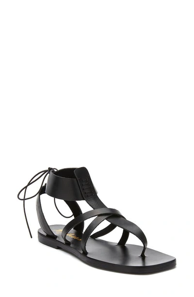 Shop Matisse Lay Up Strappy Sandal In Black