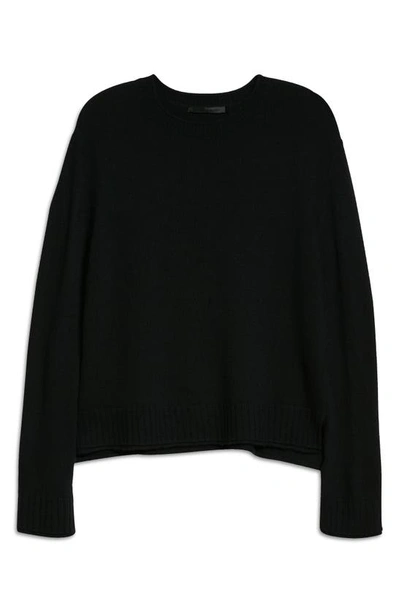 Shop Jenni Kayne Everyday Wool & Cashmere Blend Sweater In Black