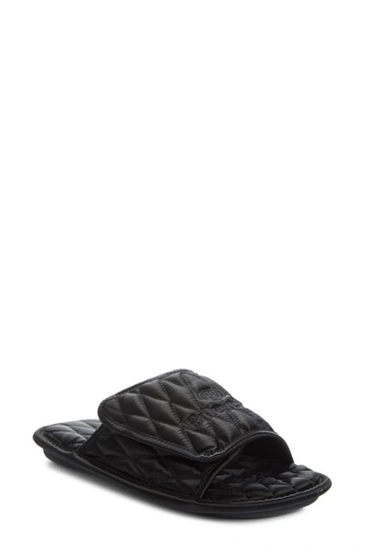 Shop Balenciaga Home Logo Slide Sandal In Black