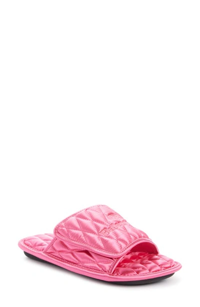 Shop Balenciaga Home Logo Slide Sandal In Pink