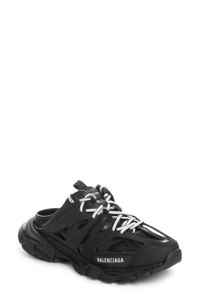 Shop Balenciaga Track Sneaker Mule In Black