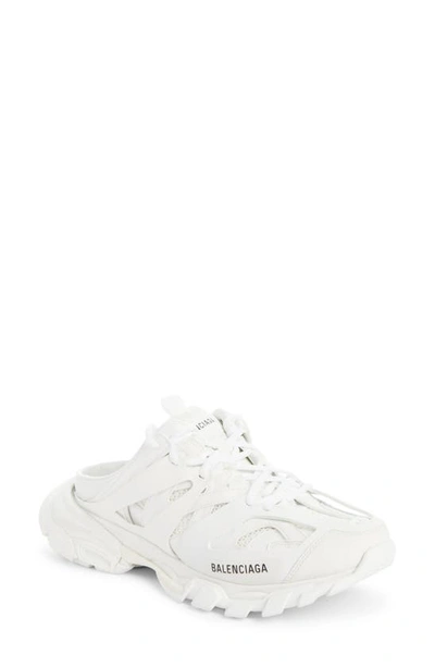 Shop Balenciaga Track Sneaker Mule In White