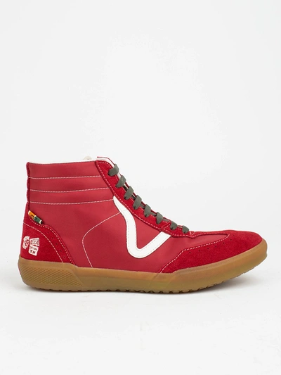 Shop Vans Taka Hayashi Epoch Racer Lx Sneakers In Red