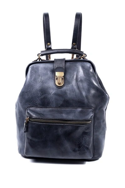 Shop Old Trend Leather Convertible Doctor Backpack In Black