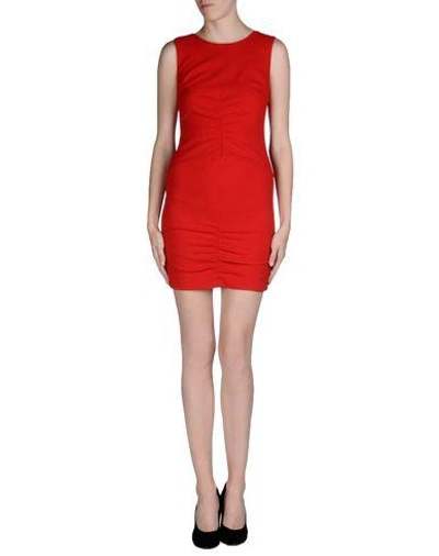 Shop American Retro Short Dress In Red