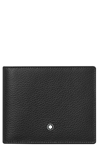 Shop Montblanc Meisterstück Soft Grain Leather Wallet In Black