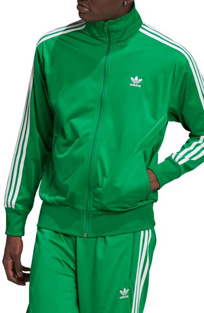 Shop Adidas Originals Firebird Classic Primeblue Track Jacket In Green