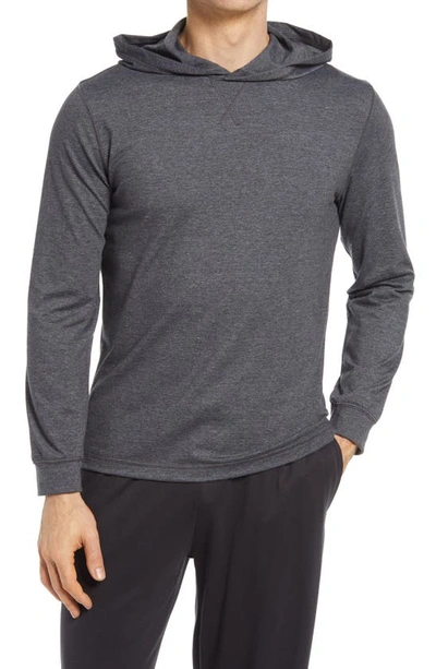 Shop Nordstrom Lounge Hoodie In Dark Grey Charcoal Heather