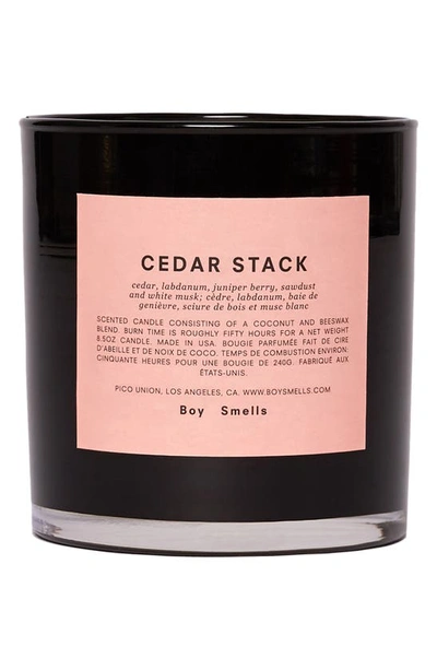 Shop Boy Smells Cedar Stack Scented Candle, 8.5 oz In Pink