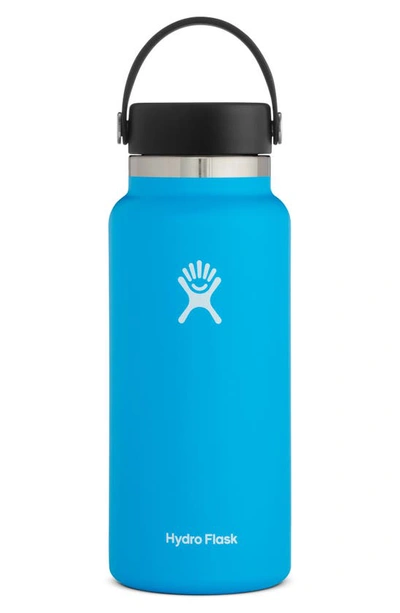 Shop Hydro Flask 32-ounce Wide Mouth Cap Bottle In Pacific