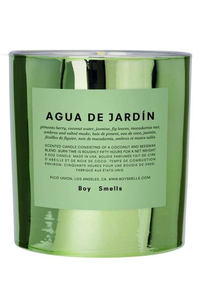 Shop Boy Smells Hypernature Agua De Jardin Scented Candle, 8.5 oz In Green