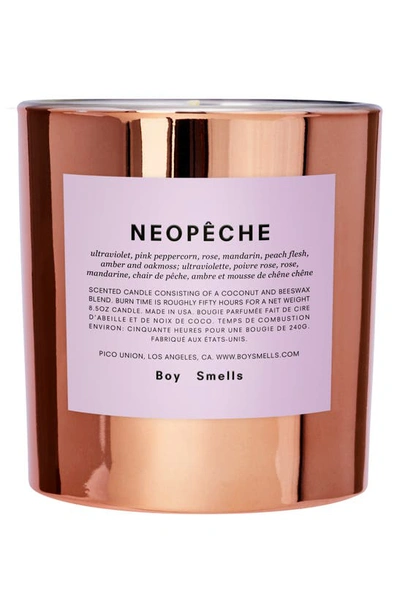 Shop Boy Smells Hypernature Neopeche Scented Candle, 8.5 oz In Orange