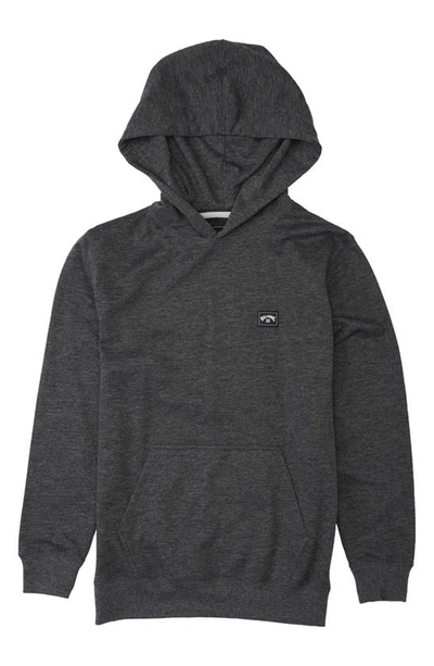 Shop Billabong All Day Pullover Hoodie In Black