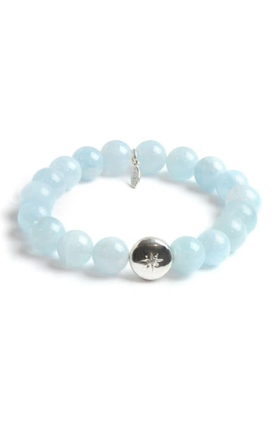 Shop Anzie Boheme Bead Bracelet In Aquamarine