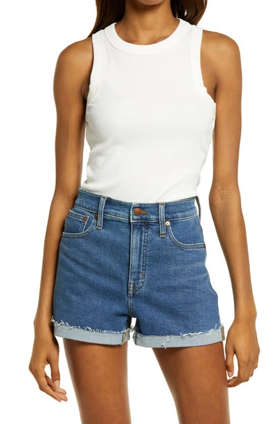 Shop Madewell Brightside Tank Top In Lighthouse