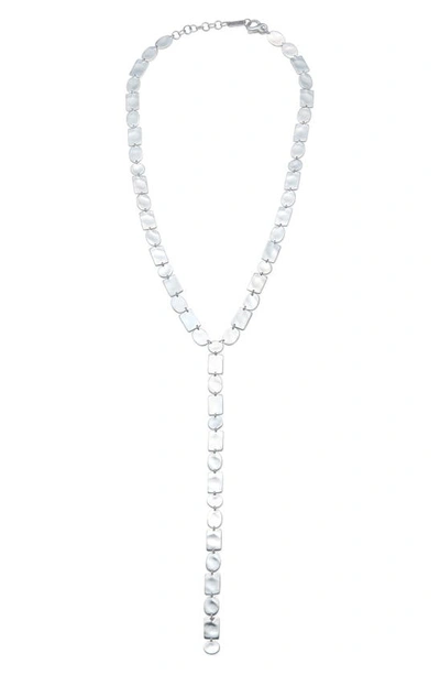 Shop Ippolita Senso Disc Y-necklace In Silver
