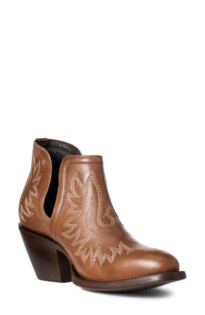 Shop Ariat Dixon Western Boot In Whiskey Leather