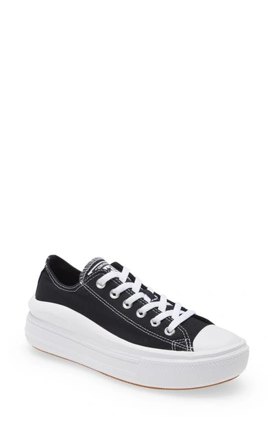 Shop Converse Chuck Taylor® All Star® Move Low Top Platform Sneaker In Black/ White/ White