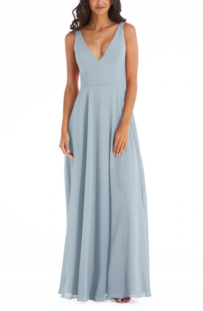 Shop After Six Chiffon Gown In Mist