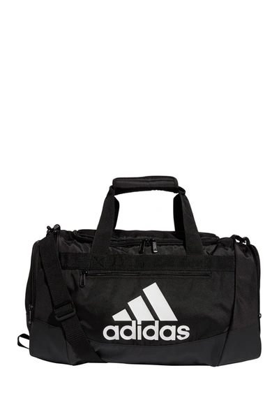 Shop Adidas Originals Defender Iv Small Duffle Bag In Black