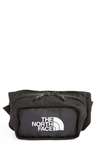 Shop The North Face Explore Belt Bag In Tnf Black/ Tnf White