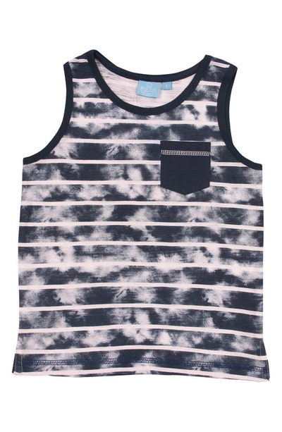 Shop Bear Camp Kids' Burnout Stripe Tank In Navy