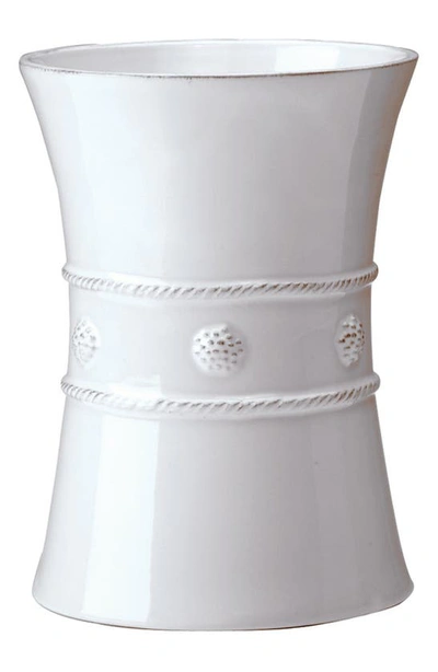 Shop Juliska 'berry And Thread' Ceramic Utensil Crock In Whitewash