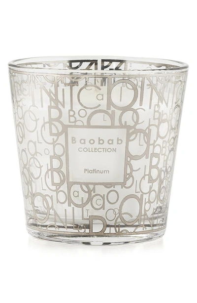 Shop Baobab Collection My First Baobab Candle In Platinum