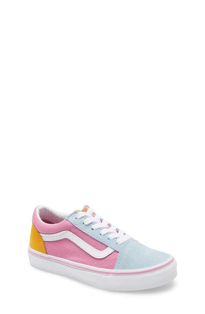 Shop Vans Old Skool Sneaker In Fuchsia Pink/ True White
