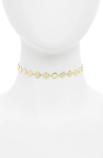Shop Gorjana Chloe Choker Necklace In Gold