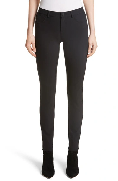 Shop Lafayette 148 Mercer Acclaimed Stretch Skinny Pants In Black