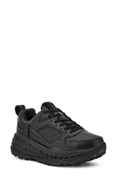 Shop Ugg Ca805 Sneaker In Black Leather