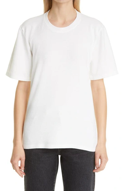 Shop Proenza Schouler Overdyed Recycled Cotton Blend T-shirt In White