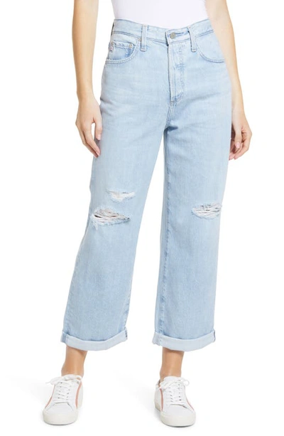 Shop Ag Knoxx Ripped High Waist Boyfriend Jeans In 23 Years Cultivate