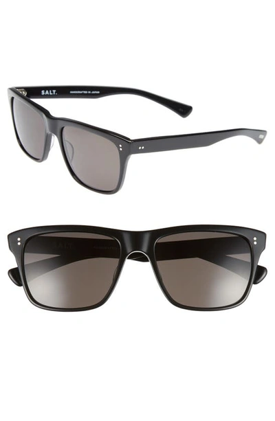 Shop Salt Elihu 57mm Polarized Sunglasses In Black