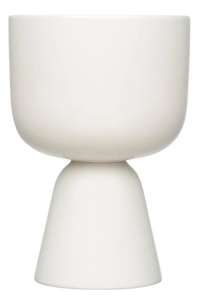 Shop Monique Lhuillier Waterford Iittala Nappula Plant Pot In White
