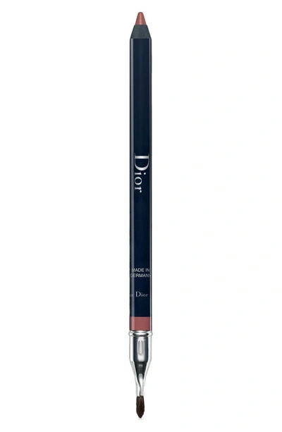 Shop Dior Rouge Contour Lip Liner In 593 Brown Fig