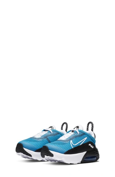 Shop Nike Kids' Air Max 2090 Sneaker In Laser Blue/ White/ Black/ Grey