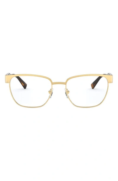 Shop Versace Pillow 54mm Optical Glasses In Gold