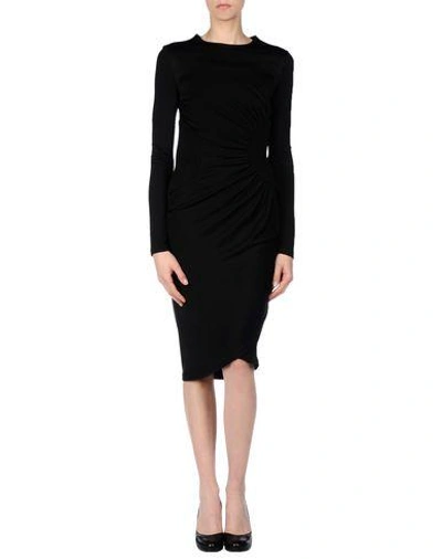 Shop Givenchy Knee-length Dresses In Black