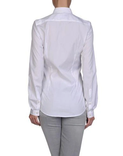 Shop Dsquared2 Long Sleeve Shirt In White