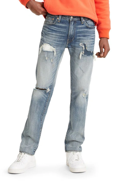 Levi's 511(tm) Ripped Slim Fit Jeans In Sky Train- Dx- Levis Flex | ModeSens
