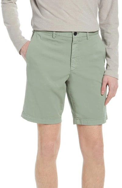 Shop Theory Zaine Slim Fit Shorts In Steel Green