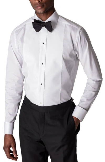 Shop Eton Slim Fit Piqué Tuxedo Shirt In White