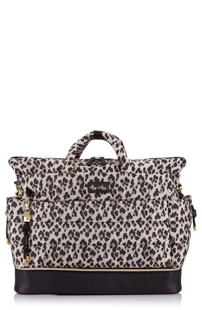 Shop Itzy Ritzy Dream Weekend Diaper Bag In Leopard