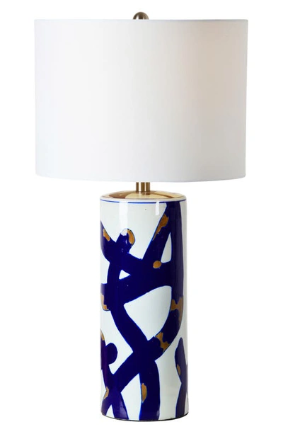 Shop Renwil Cobalt Table Lamp In White
