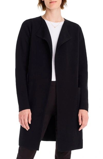 Shop Jcrew Juliette Collarless Sweater Blazer In Black