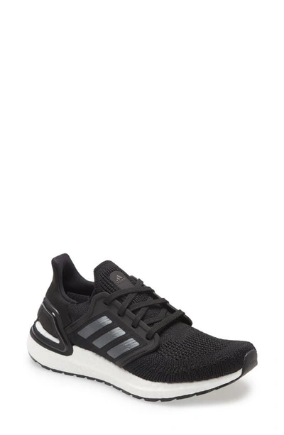 Shop Adidas Originals Ultraboost 20 Running Shoe In Black/ Night Metallic/ White