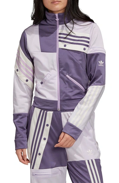 Shop Adidas Originals X Daniëlle Cathari Track Jacket In Tech Purple/ Purple Tint