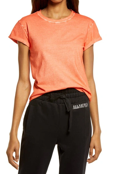 Shop Allsaints Anna T-shirt In Bright Orange
